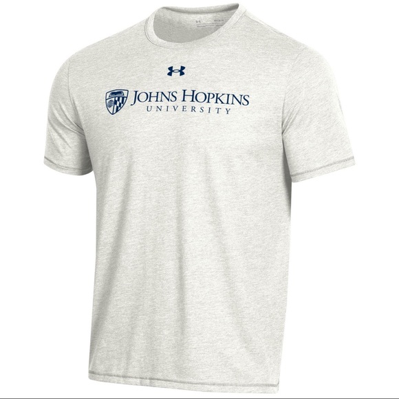 Johns Hopkins University Under Armour Bi-Blend Tee Shirt - Picture 1 of 1